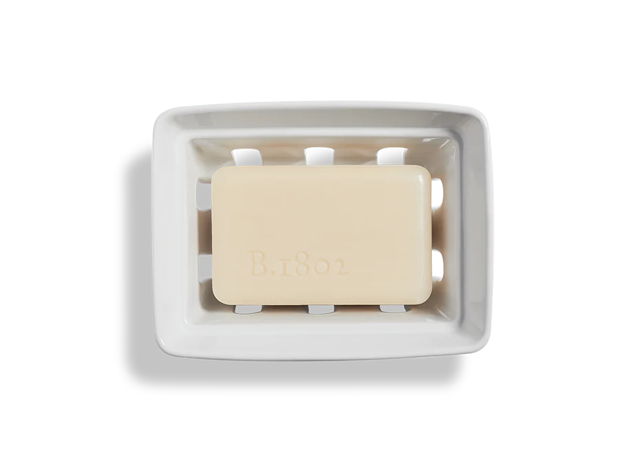 White Ceramic Soap Dish