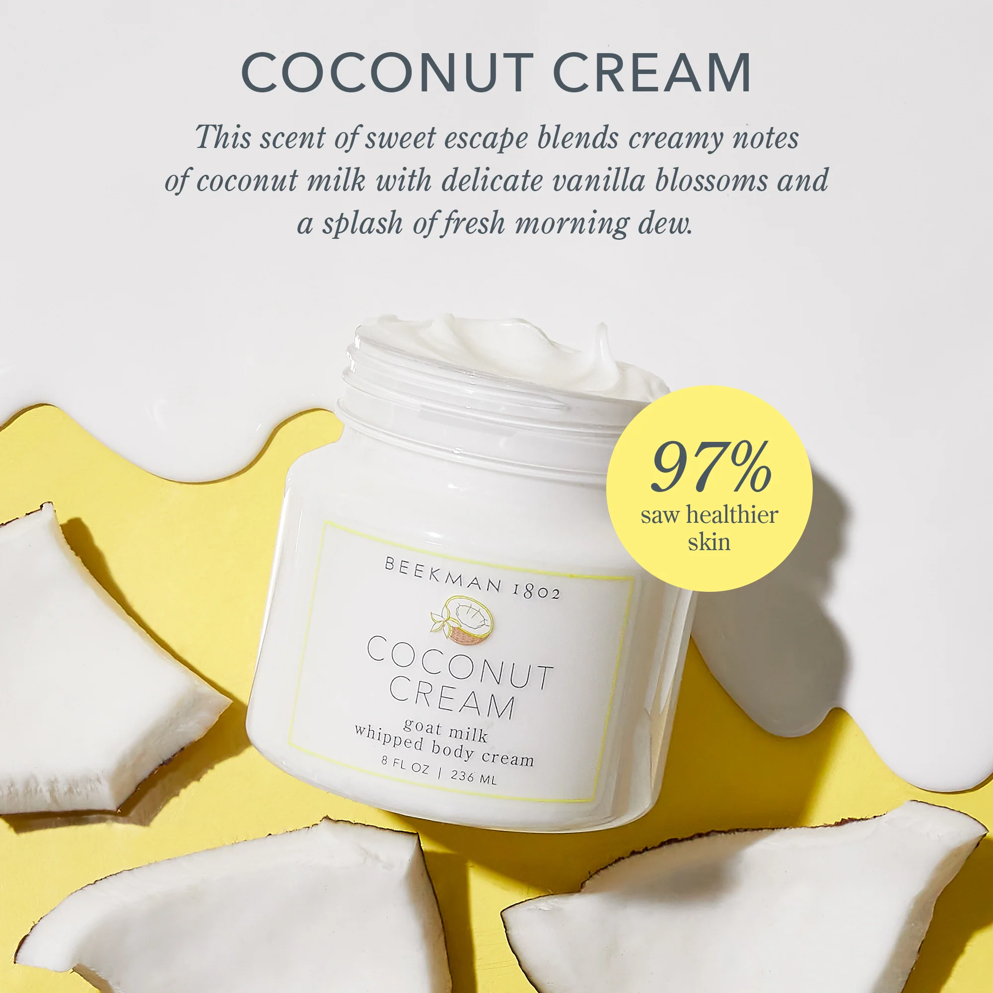 Coconut Cream Whipped Body Cream - Image 6