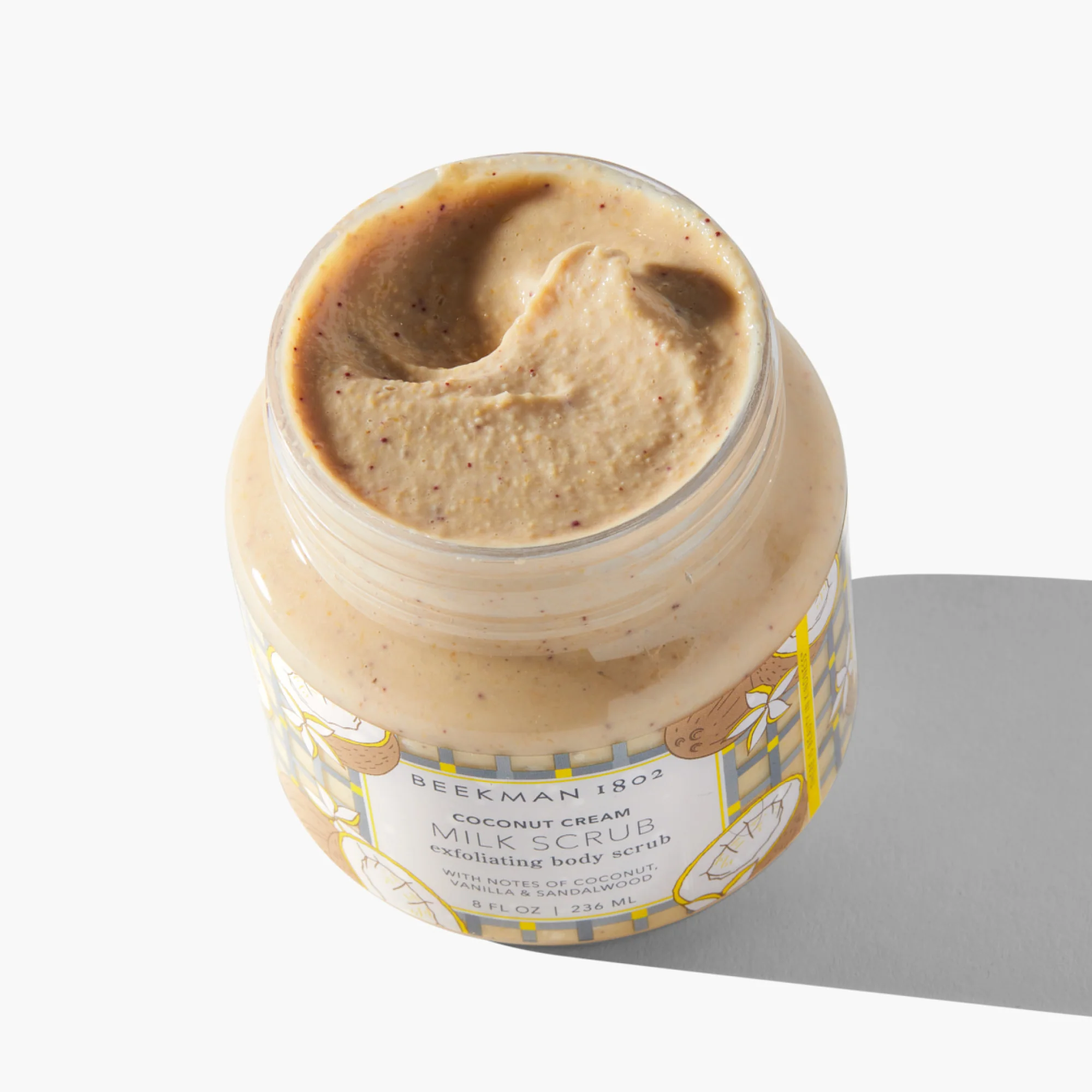 Coconut Cream Milk Scrub Oat & Goat Milk Exfoliating Body Polish - Image 9