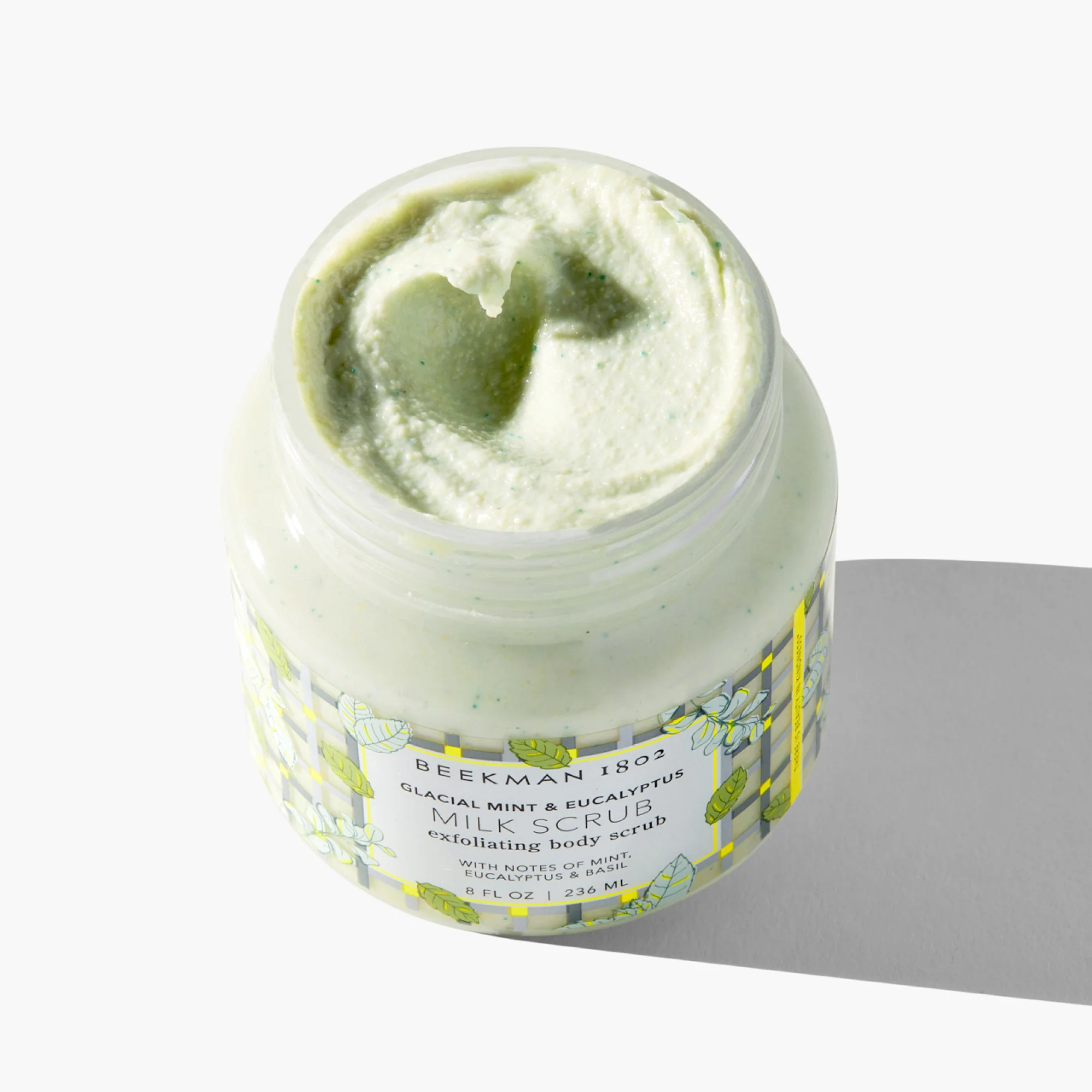 Glacial Mint & Eucalyptus Milk Scrub Oat & Goat Milk Exfoliating Body Polish - Image 9