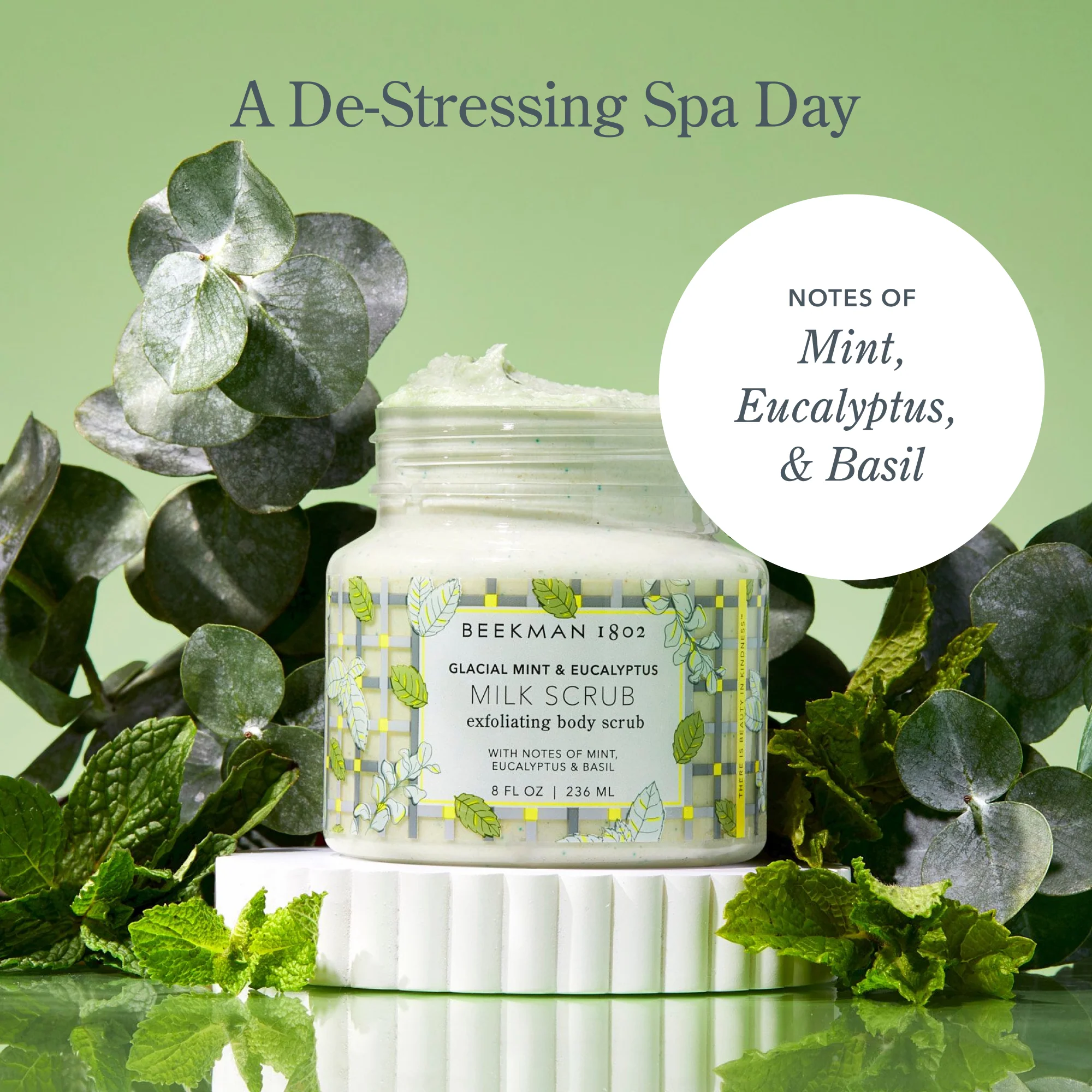 Glacial Mint & Eucalyptus Smooth Operators Milk Scrub Face & Body Bundle - Image 7