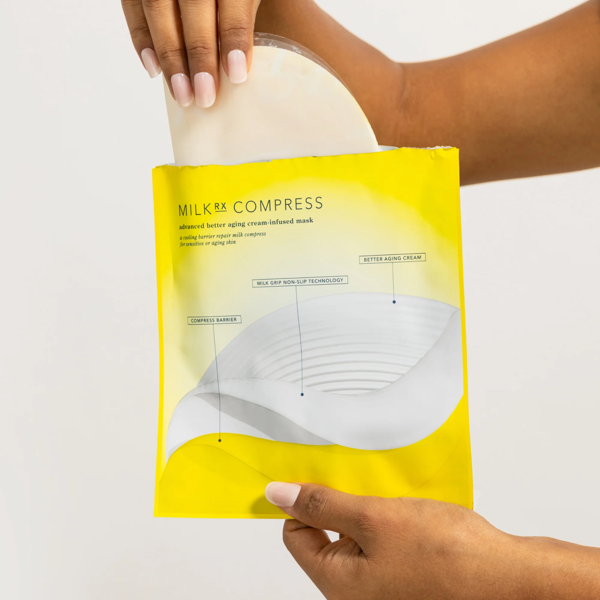 Milk RX Compress Advanced Better Aging Sheet Mask 4-Pack - Image 8