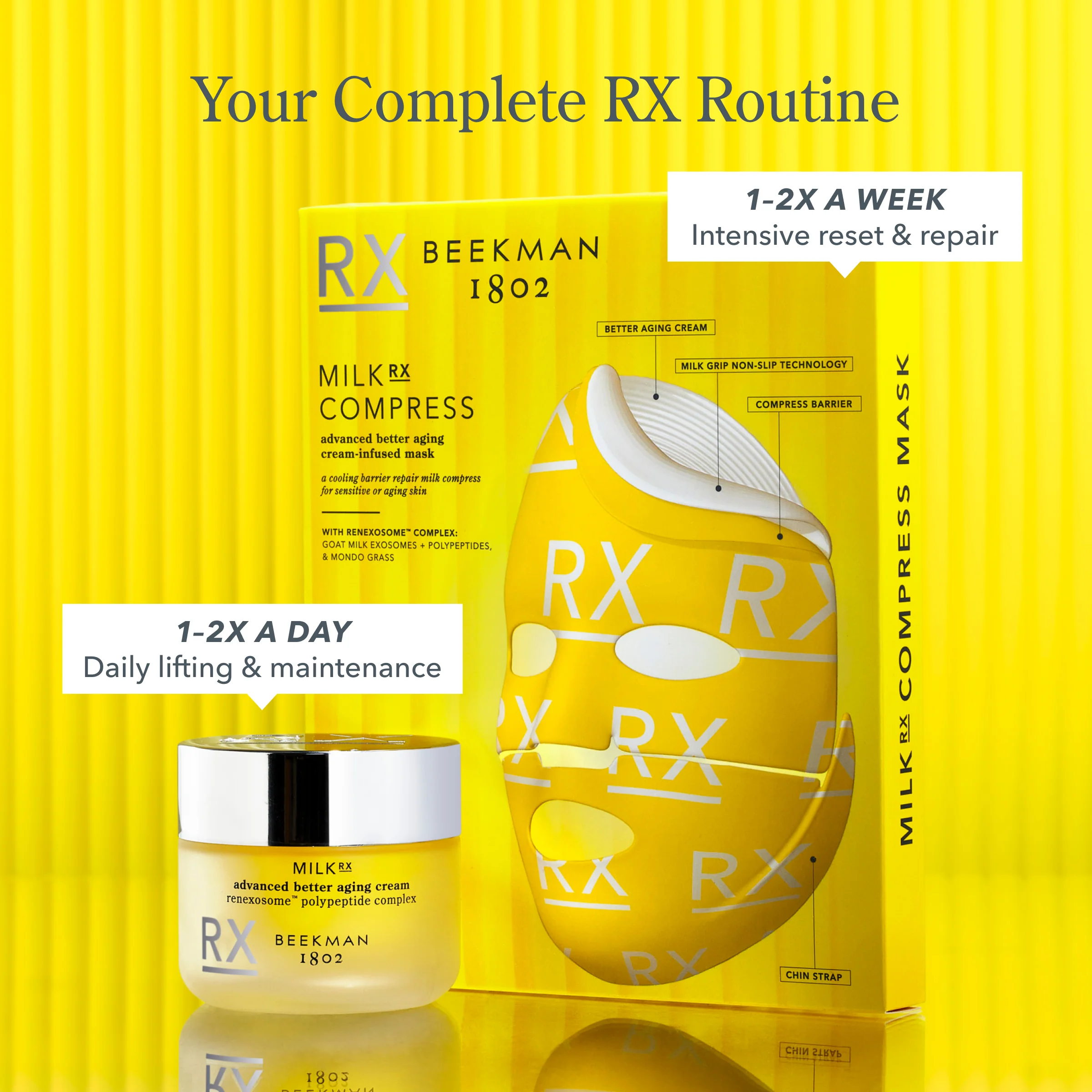 Milk RX Compress Advanced Better Aging Sheet Mask - Image 8