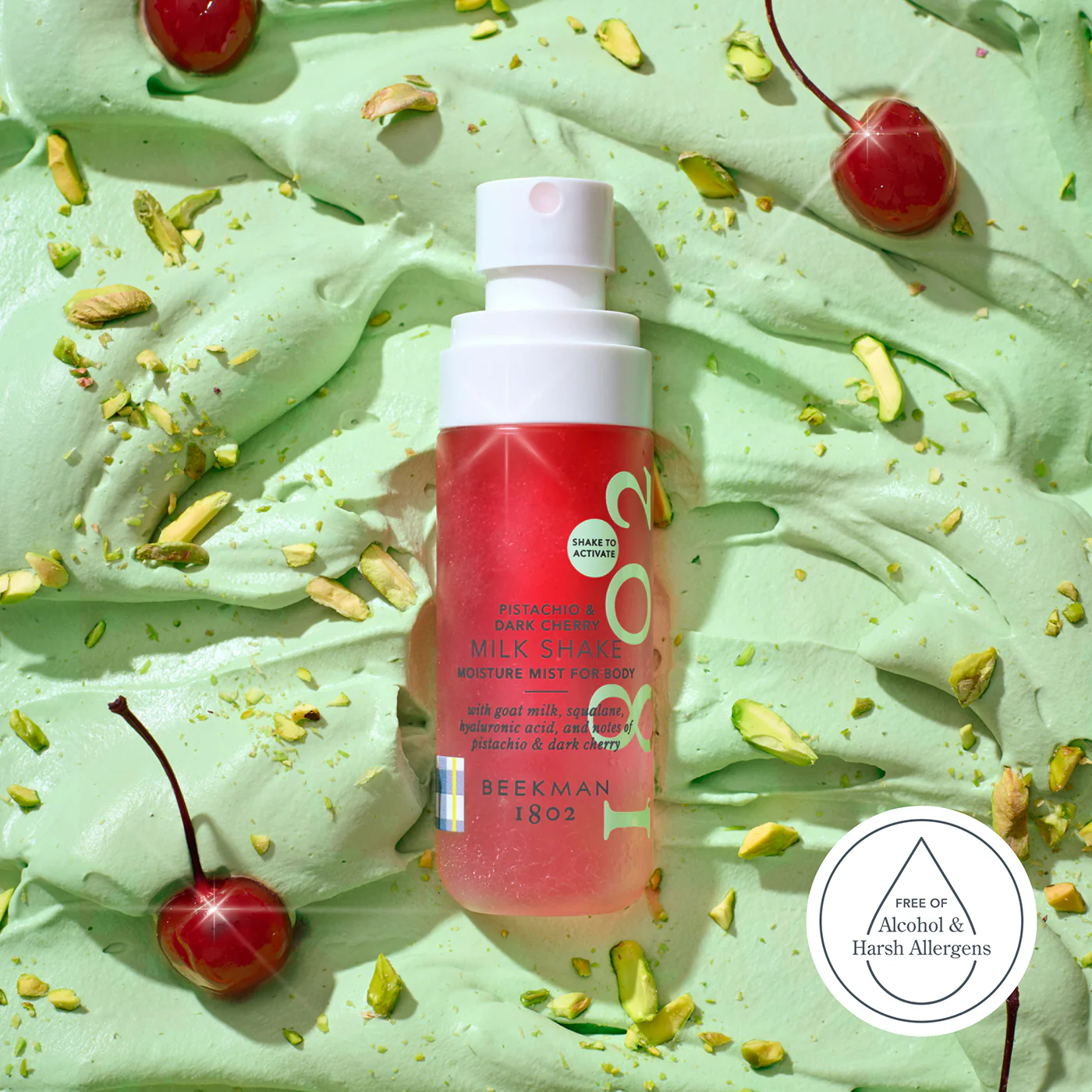 Sweet Treats Pistachio & Dark Cherry Bodycare Trio - Image 7